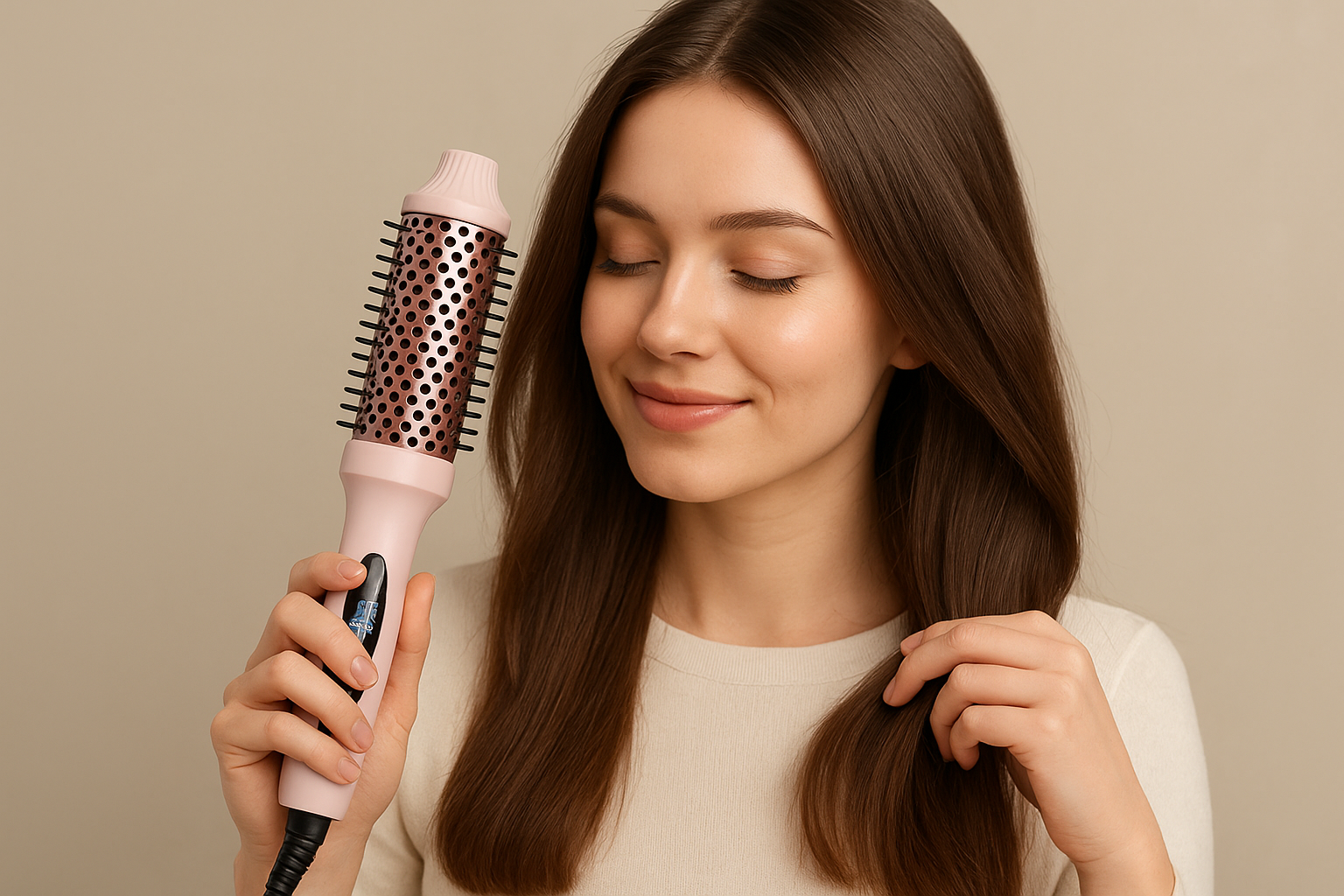 Infrared Ceramic Hair Straightener and Curler