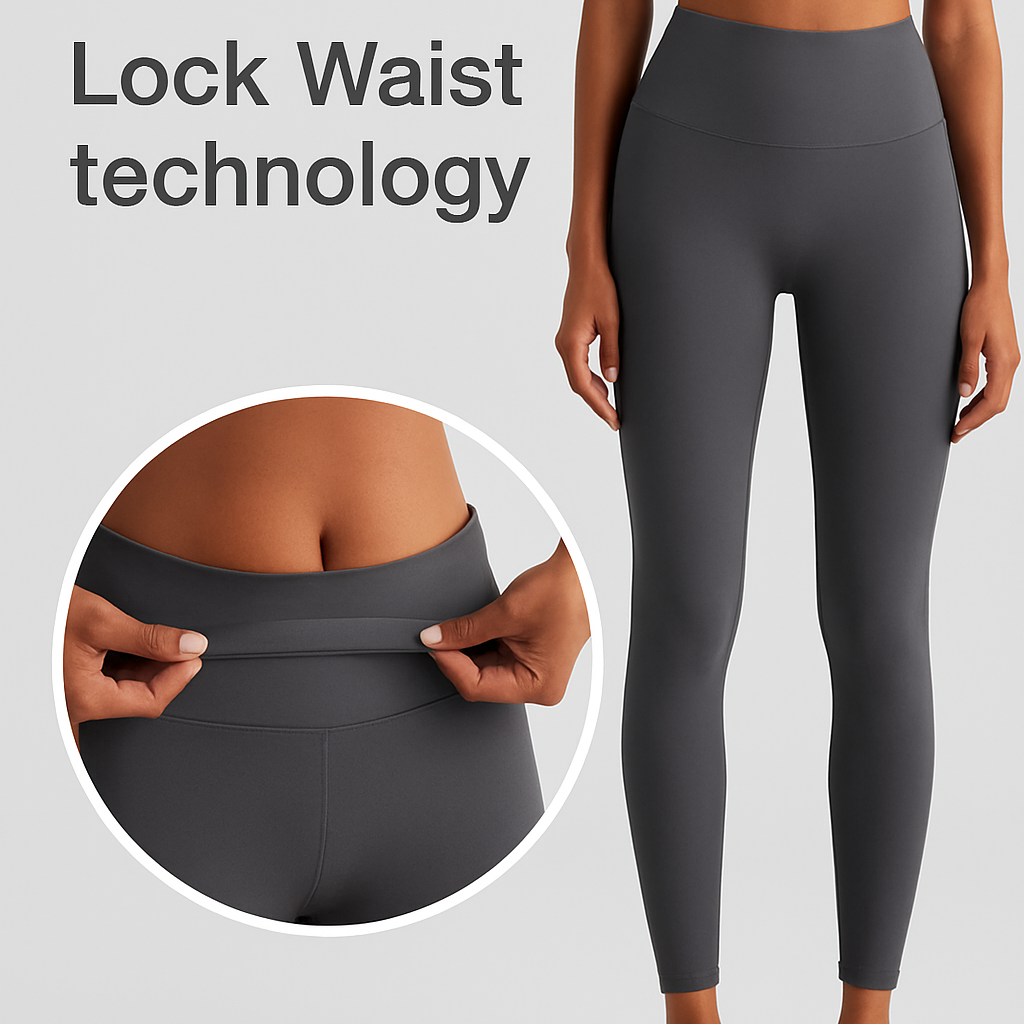 Seamless Anti-Rolling Naked Feeling Yoga Leggings